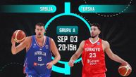 Srbija - Turska: Egal posle 10 minuta, Orlovi poveli, Turci ih stigli, Evropa gleda duel Jokića i Šenguna!
