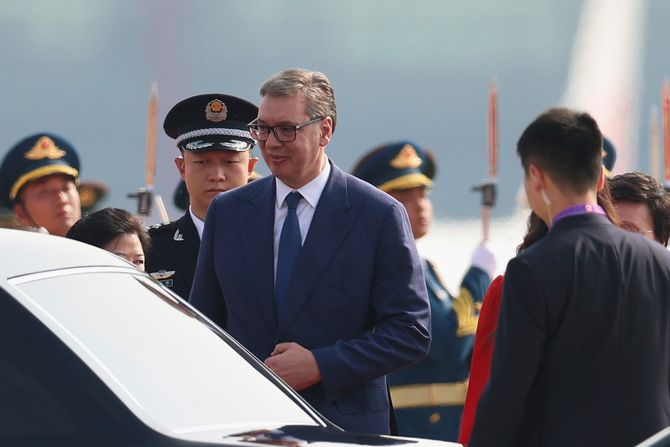 Aleksandar Vučić Peking Kina vojna parada Aleksandar Vučić Peking Kina vojna parada