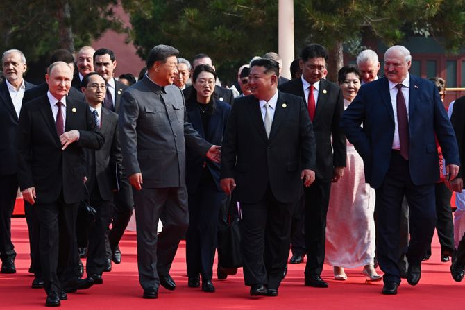 Si Đinping Vladimir Putin Kim Džong Un