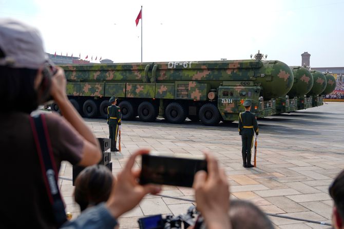 DF-61 Vojna parada Kina Peking