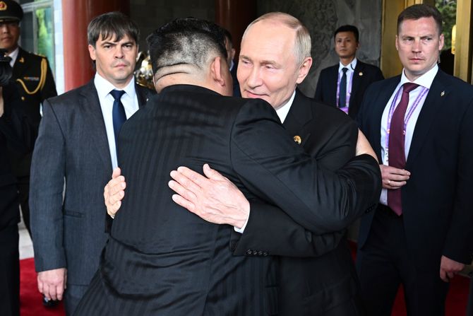 Kim Džong Un Vladimir Putin Kim Džong Un Vladimir Putin