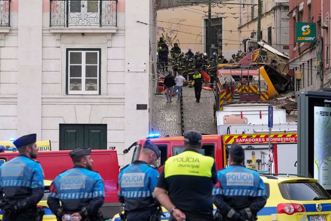 Uspinjača Elevador da Glória u Lisabonu Uspinjača Elevador da Glória u Lisabonu