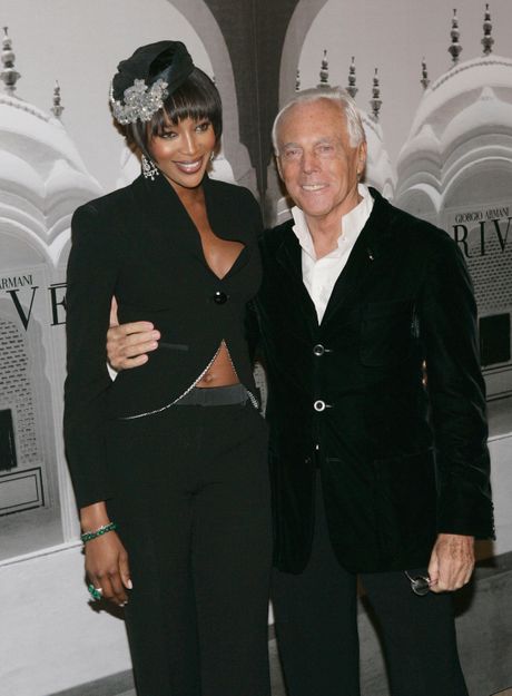 Giorgio Armani Đorđo i Naomi Kembel Giorgio Armani Đorđo i Naomi Kembel