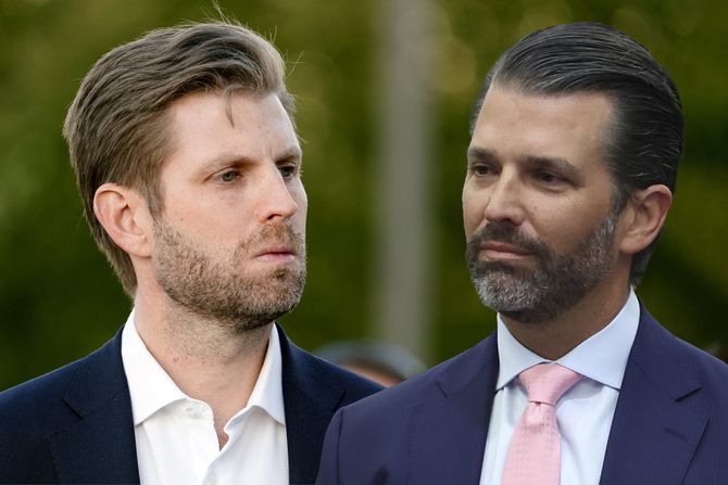 Erik Tramp i Donald Tramp Mlađi Erik Tramp i Donald Tramp Mlađi