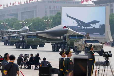 Type B drone China parada Kina