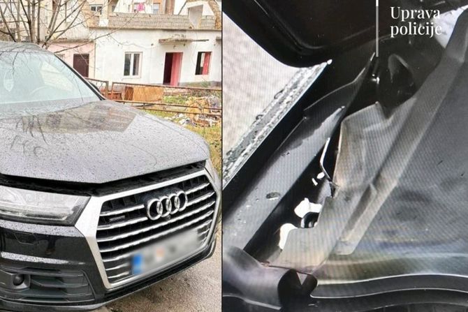 Zapalio audi u Nikšiću Zapalio audi u Nikšiću