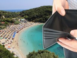 Plaža, letovanje, prazan novčanik