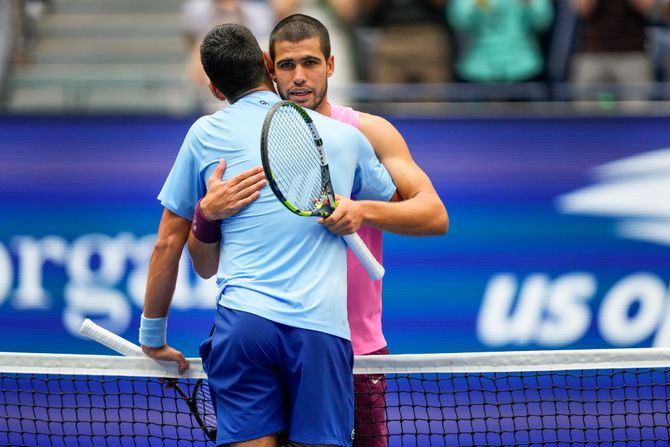 Novak Đoković, Karlos Alkaraz, US Open 2025