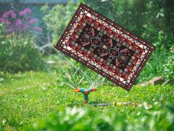 Travnjak, trava, bašta, zalivanje, tepih