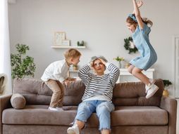 baka, unuci, baka i unuci, porodica