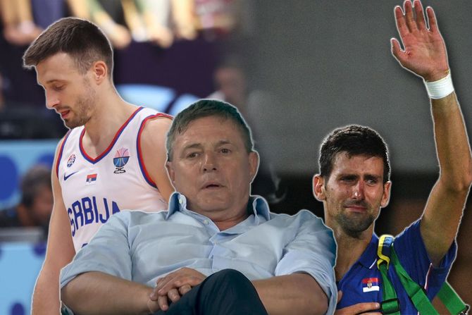 Dragan Stojković Piksi, Novak Djokovic, Aleksa Avramovic Dragan Stojković Piksi, Novak Djokovic, Aleksa Avramovic