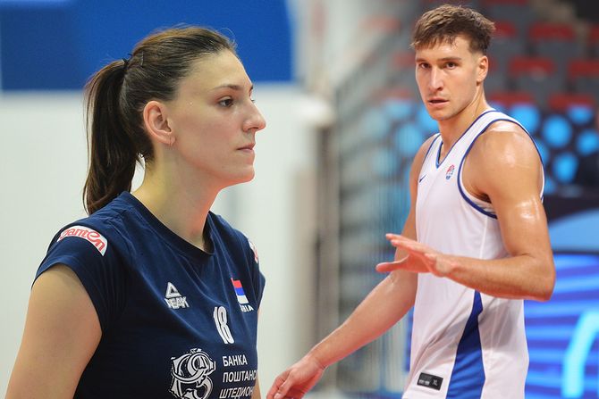 Tijana Bošković, Bogdan Bogdanović Tijana Bošković, Bogdan Bogdanović