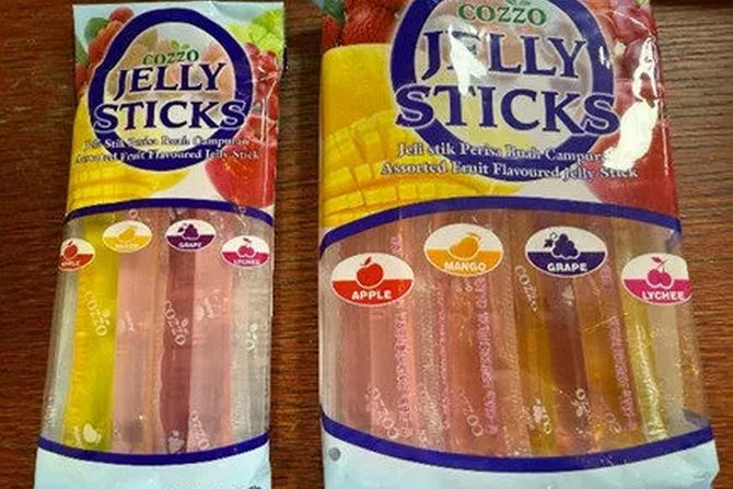 Povlačenje proizvoda Žele voćni štapići, COZZO JELLY STICKS FRUIT FLAVOR