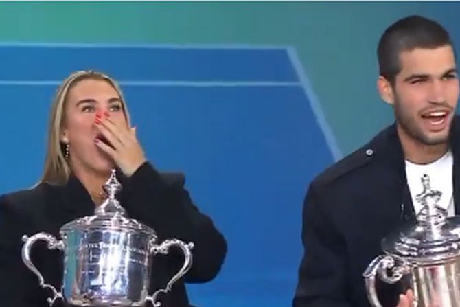 Arina Sabalenka, Karlos Alkaraz Arina Sabalenka, Karlos Alkaraz