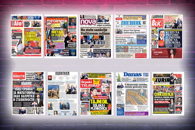 Prelistavanje pregled štampe naslovne strane novine Fičer Prelistavanje pregled štampe naslovne strane novine Fičer