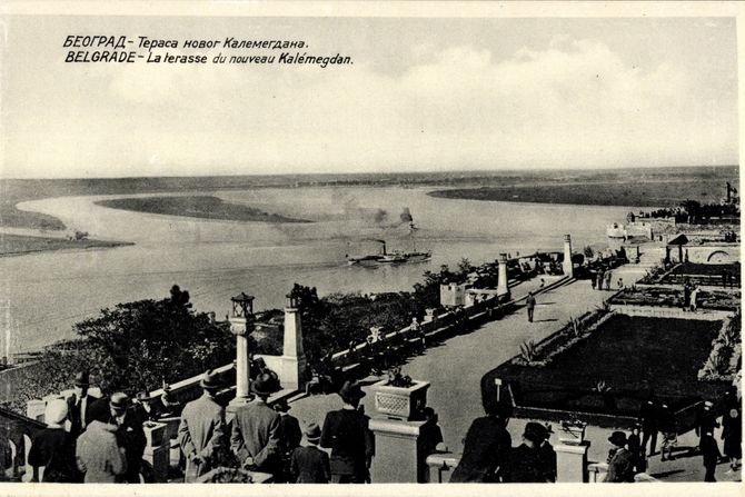 Pogled na ušće Save u Dunav Pogled na ušće Save u Dunav
