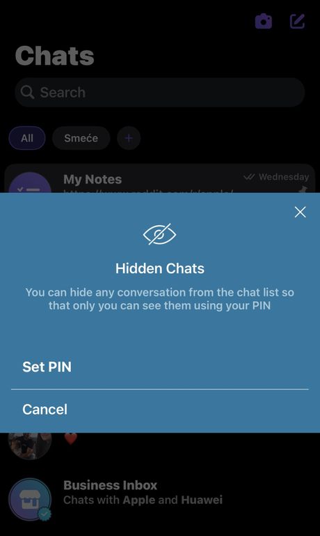 Viber skrivanje četa Viber skrivanje četa