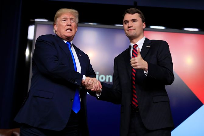 Charlie Kirk Čarli i Donald Tramp Charlie Kirk Čarli i Donald Tramp