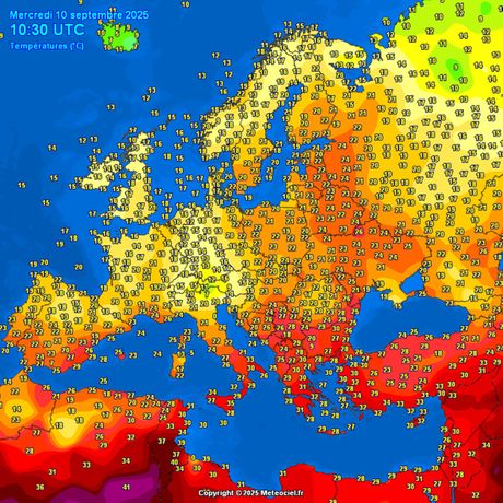 Trenutne temperature vazduha Trenutne temperature vazduha