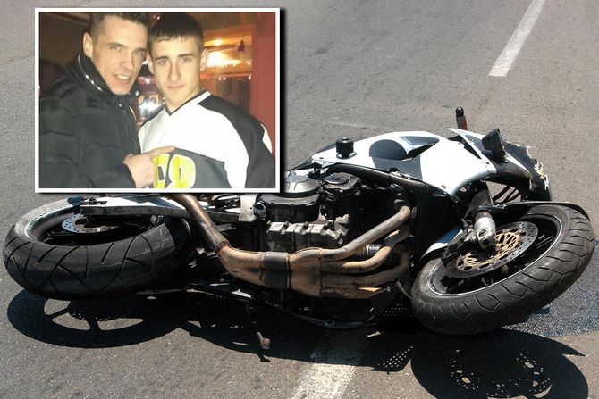 Uroš Alimpić, motor, teška saobraćajna nesreća, Loznica