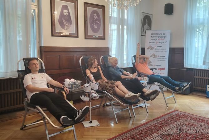 Dobrovoljno davanje krvi povodom godisnjice 11.septembra