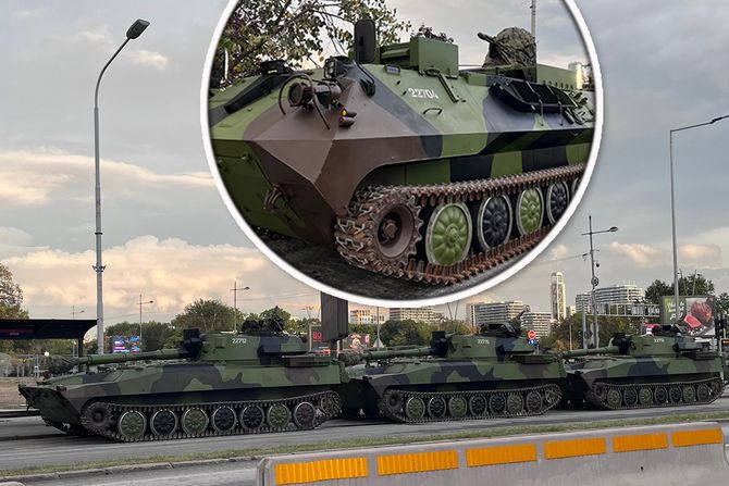 Vojska parada pripreme Beograd Brankov most Fičer