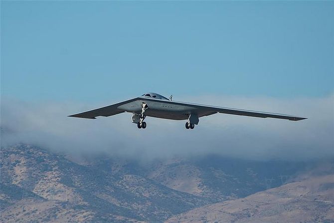 Second B-21 Raider, the nation’s sixth-generation stealth bomber, joins flight testing at Edwards Air Force Base, Calif., Sept. 11