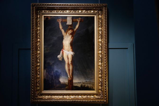 Peter Paul Rubens, slika Hrist na krstu,  Christ on the cross