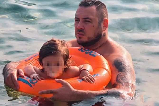 Filip Car sa ćerkom Leonom Filip Car sa ćerkom Leonom