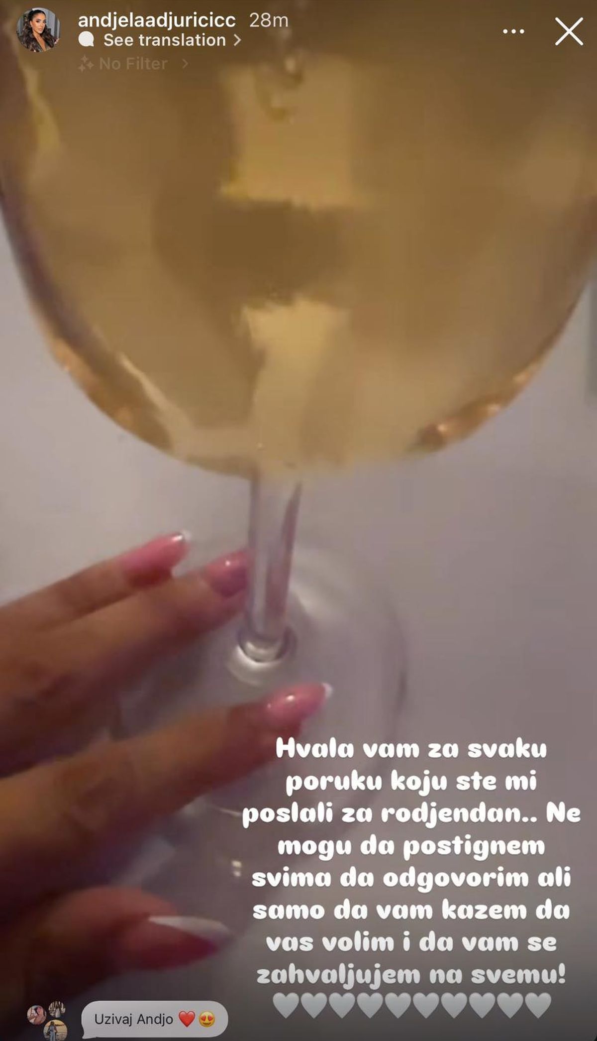 Raskinuli Gastoz i Anđela na njen rođendan?! Poruka šokirala sve - napustila stan! Oglasila i pokazala gde je