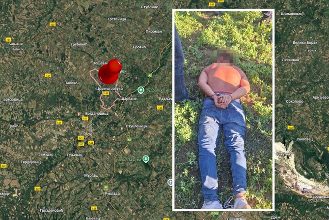 Obrenovac, Crvena jabuka, ubistvo, Srđan P., osumnjičeni, hapšenje Obrenovac, Crvena jabuka, ubistvo, Srđan P., osumnjičeni, hapšenje