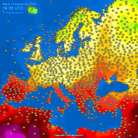 Trenutne temperature vazduha Trenutne temperature vazduha