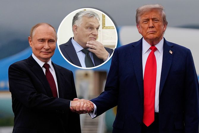 Viktor Orban, Donald Tramp i Vladimir Putin
