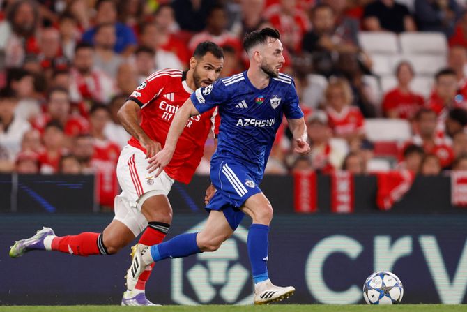 Marko Janković, Benfika - Karabag Marko Janković, Benfika - Karabag