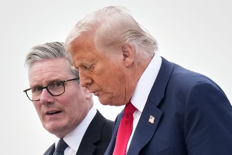 Kir Starmer i Donald Tramp Kir Starmer i Donald Tramp