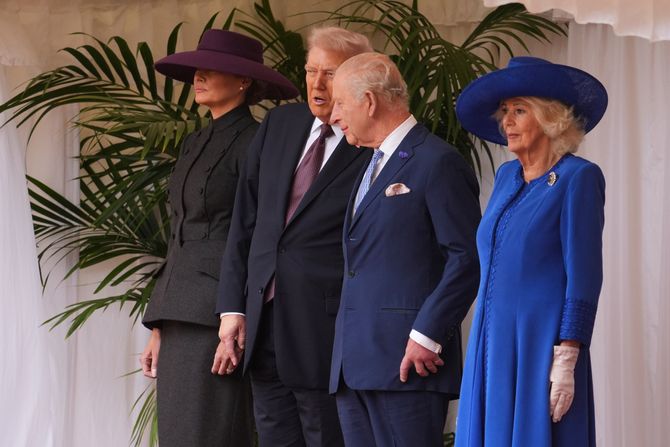 kraljica Kamila i Melanija Tramp kraljica Kamila i Melanija Tramp