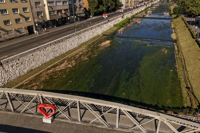 Suša BiH Miljacka Bosna Suša BiH Miljacka Bosna