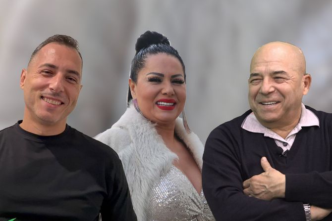 Hasan Dudić,  Miki Dudić i Zlata Petrović