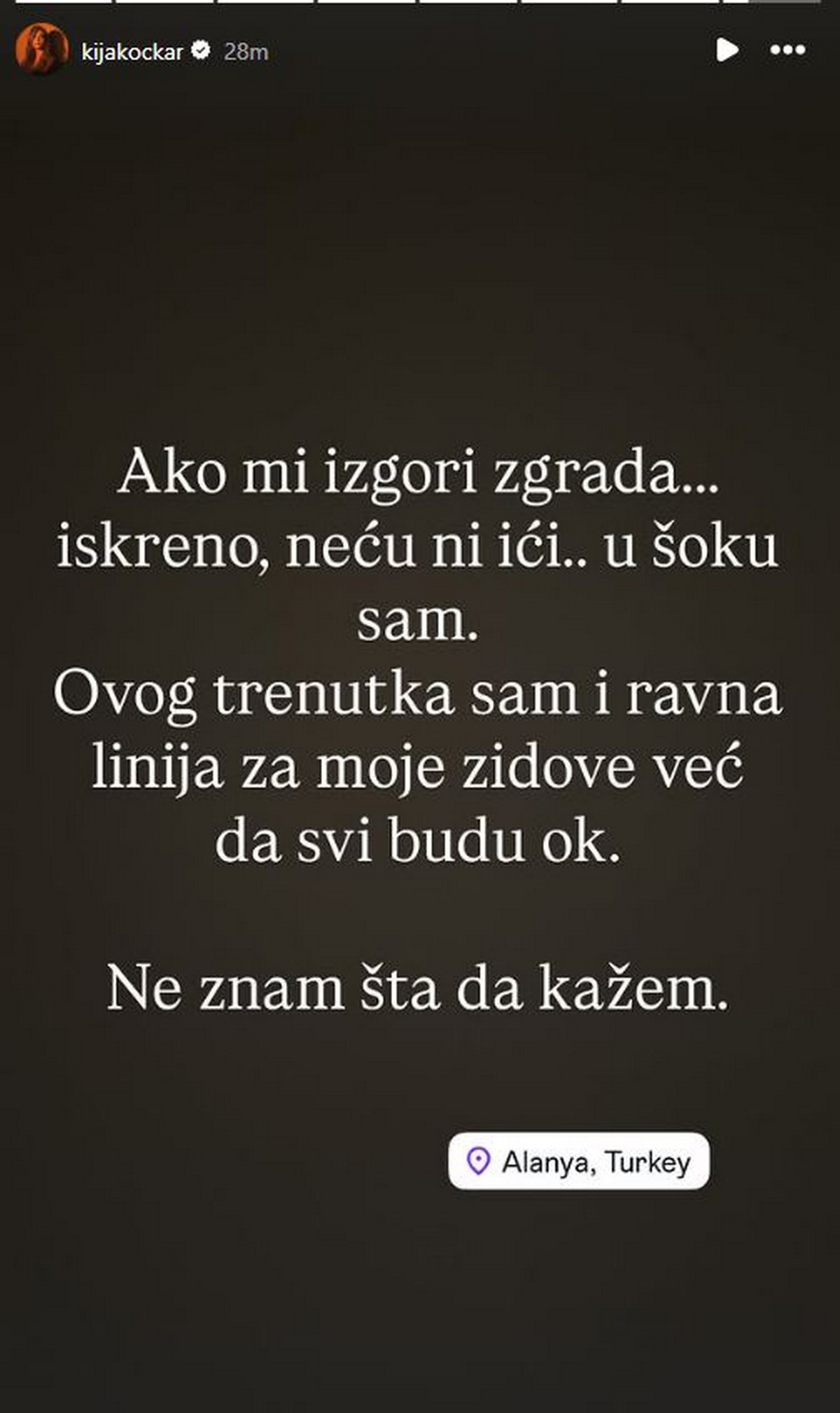 Stravičan požar u komšiluku Kije Kockar! Uplašena, strepi za svoj stan, pokazala jezive kadrove