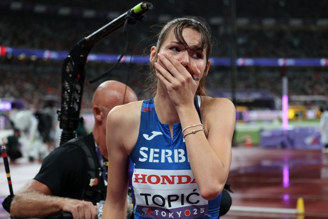 Angelina Topić, Treće mesto, Bronzana medalja, Proslava