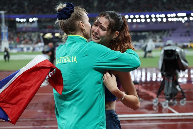 Angelina Topić, Treće mesto, Bronzana medalja, Proslava