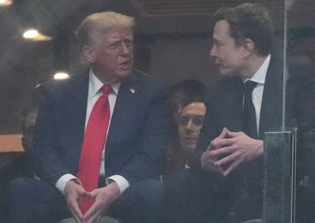 Donald Tramp i Ilon Mask, Čarli Kirk sahrana