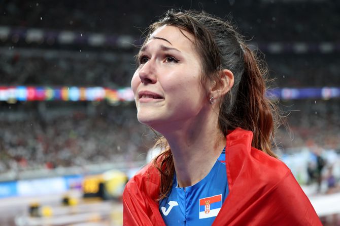 Angelina Topić, Treće mesto, Bronzana medalja, Proslava