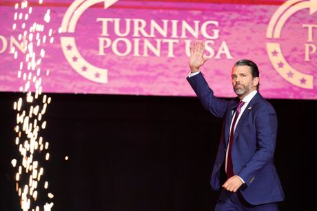 Donald Trump Jr, Donald Tramp junior, Čarli Kirk sahrana