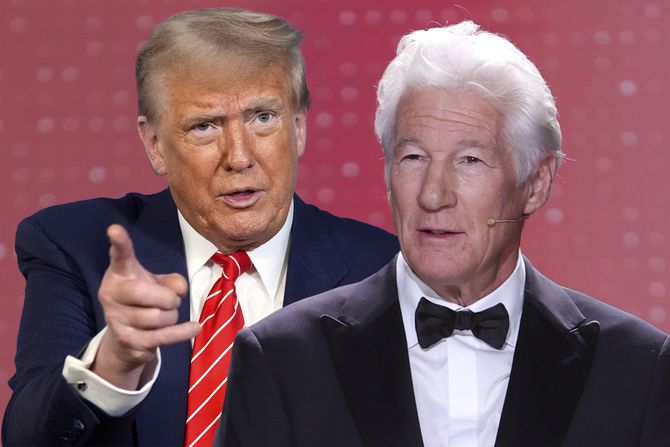 Ričard Gir i Donald Tramp