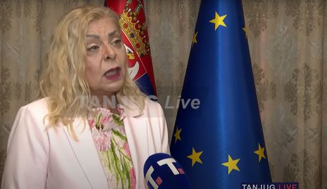 Ministarka građevinarstva, saobraćaja i infrastrukture Aleksandra Sofronijević Ministarka građevinarstva, saobraćaja i infrastrukture Aleksandra Sofronijević