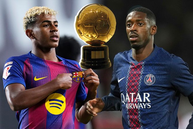 Zlatna lopta, Lamin Jamal, Usman Dembele Zlatna lopta, Lamin Jamal, Usman Dembele