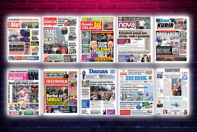 Prelistavanje pregled štampe naslovne strane novine Fičer