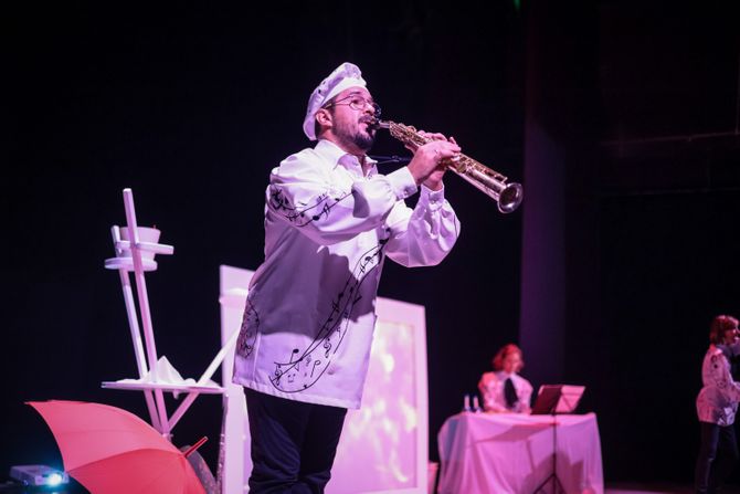 Predstava Muzikoslikarstvo, foto Damir Vujković