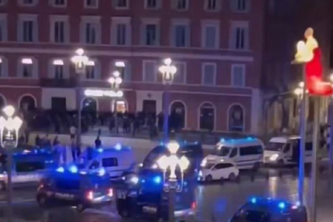Navijači Rome u Nici